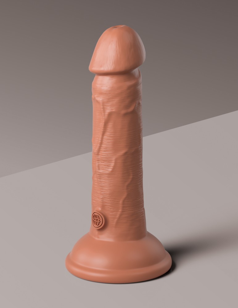 Elite Dual Density Vibe - kétrétegű vibrátor (tan) - Image 6