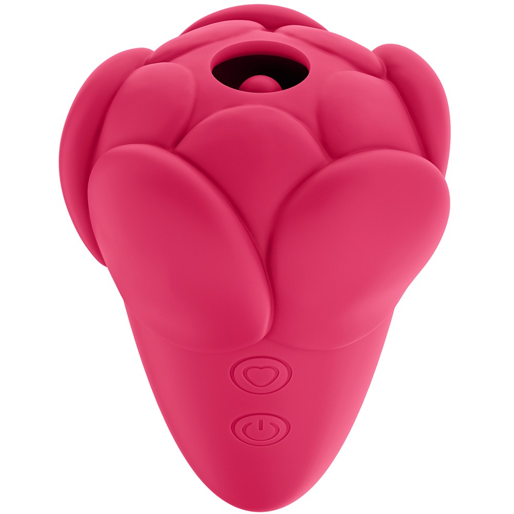 Lovetoy Flicker — Kettős Virág Csiklóizgató, Piros - Image 7