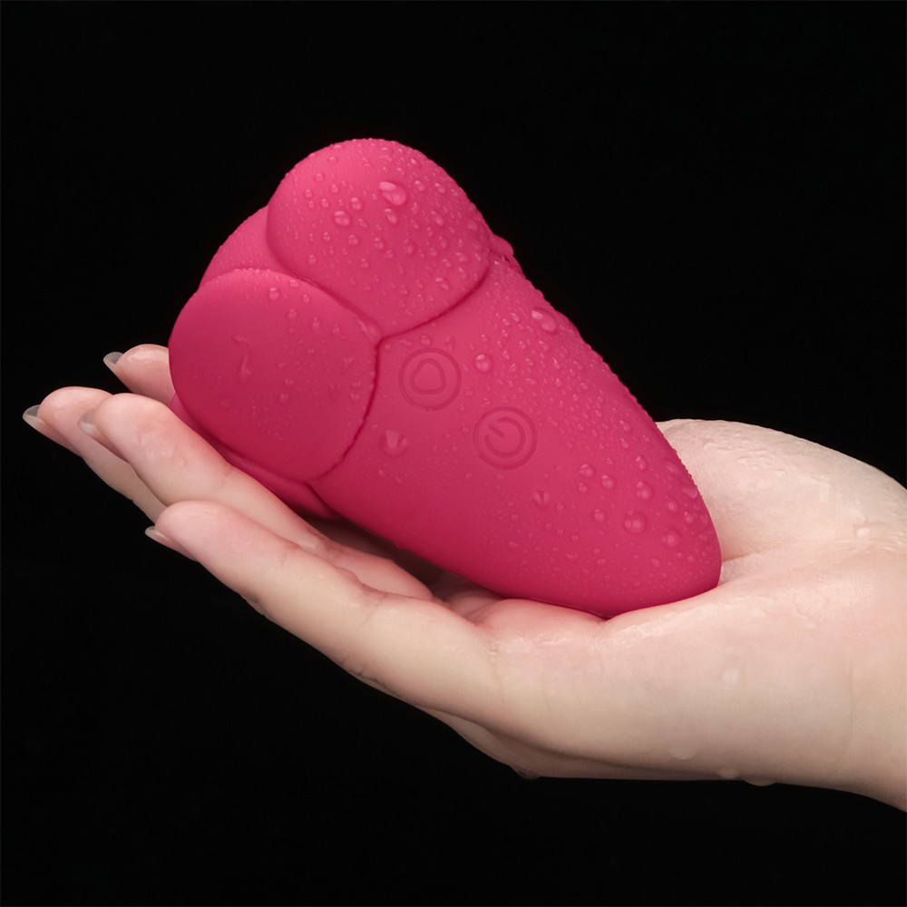 Lovetoy Flicker — Kettős Virág Csiklóizgató, Piros - Image 3