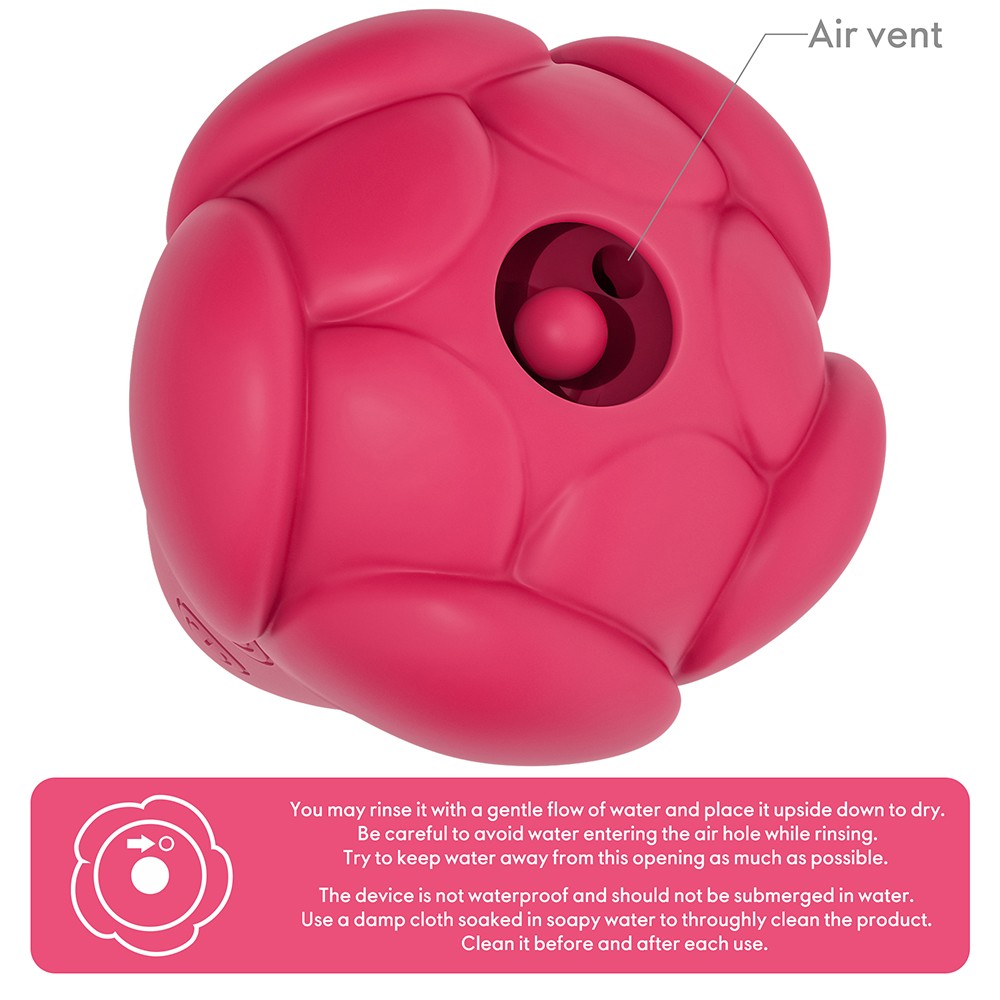 Lovetoy Flicker — Kettős Virág Csiklóizgató, Piros - Image 2