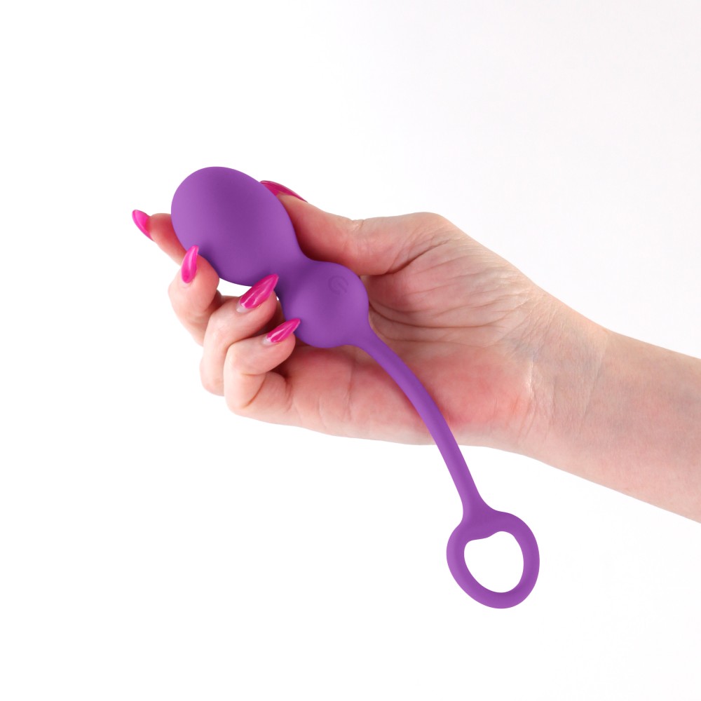 Techno Bop – Lila App-Vezérelt Vibráló Gésagolyó 9,5 cm - Image 3