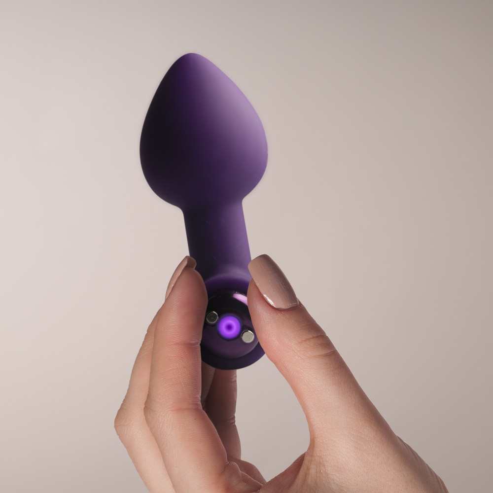 NOVA Astryx — Lila Vibráló Anál Plug 16 Móddal, Szilikon - Image 2
