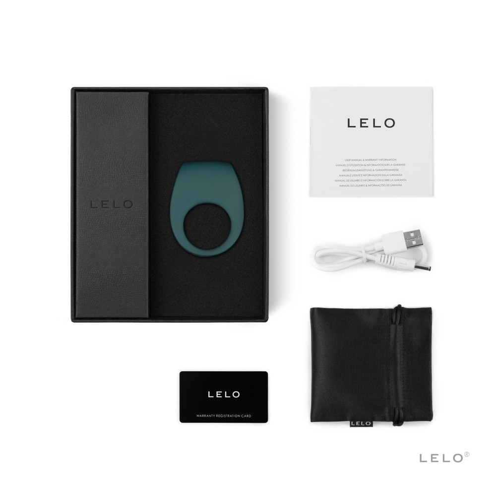 LELO Tor II — Zöld Vibrátoros Péniszgyűrű - Image 5