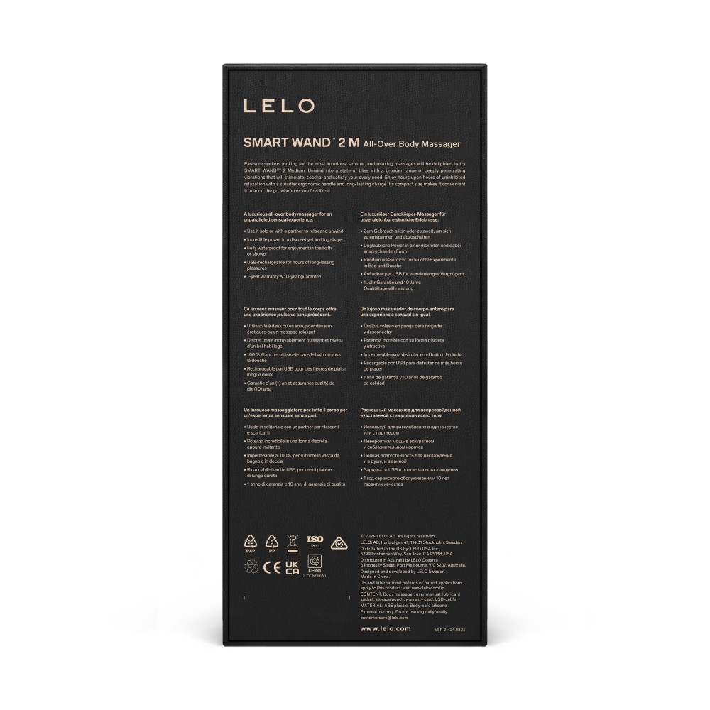 LELO Smart Wand 2 Medium — Ocean Blue - Image 4