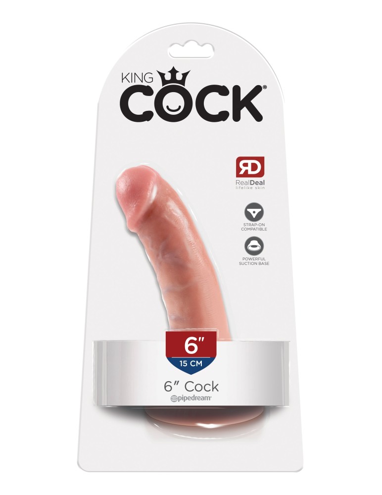 Élethű dildó 15,2 cm - erezett, tapadókoronggal (testszínű) - Image 5