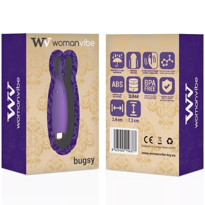 WOMANVIBE Bugsy – prémium szilikon nyúl vibrátor - Image 2