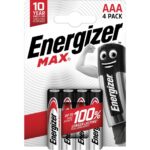 Energizer MAX Alkaline Battery AAA - 4 PCS