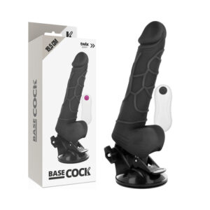 Basecock valósághű vibrátor távirányítóval 19,5 cm