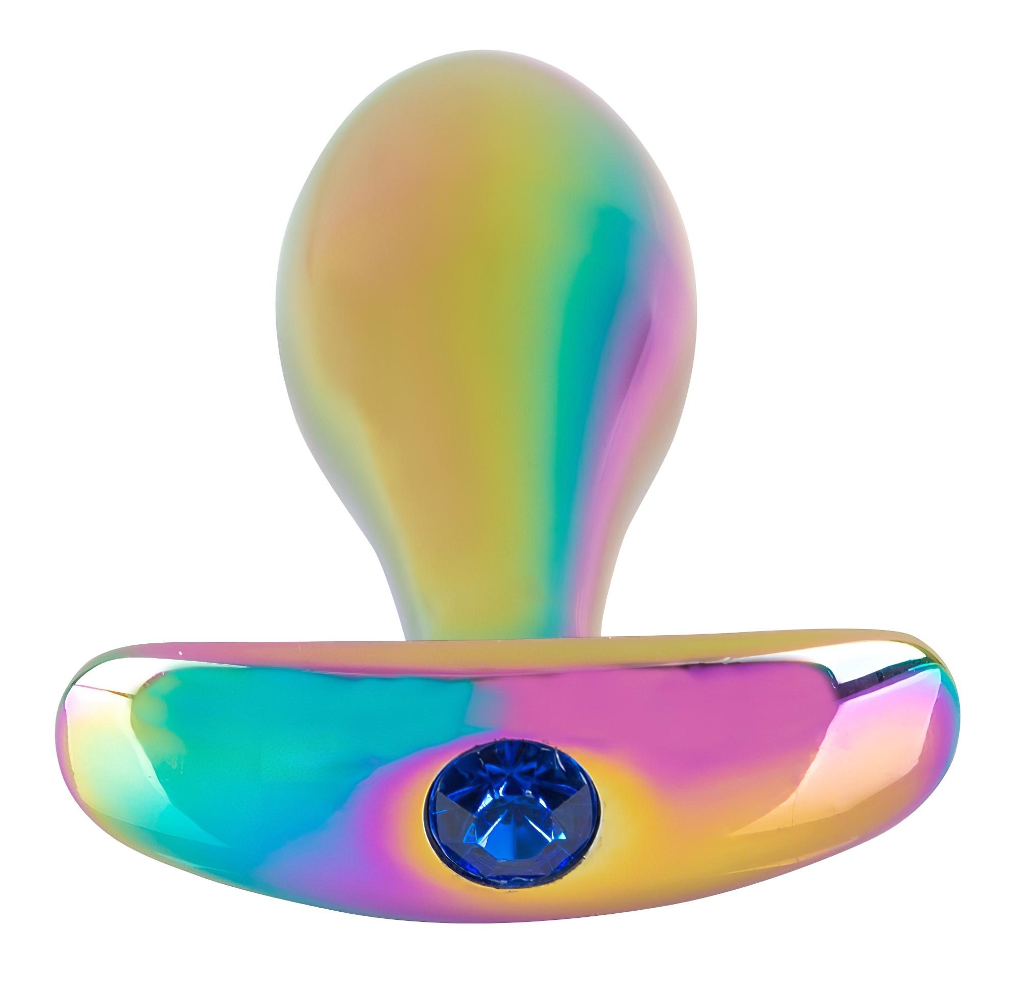 ANOS Metal Rainbow — Fém Anál Plug Szett, 2 db - Image 3