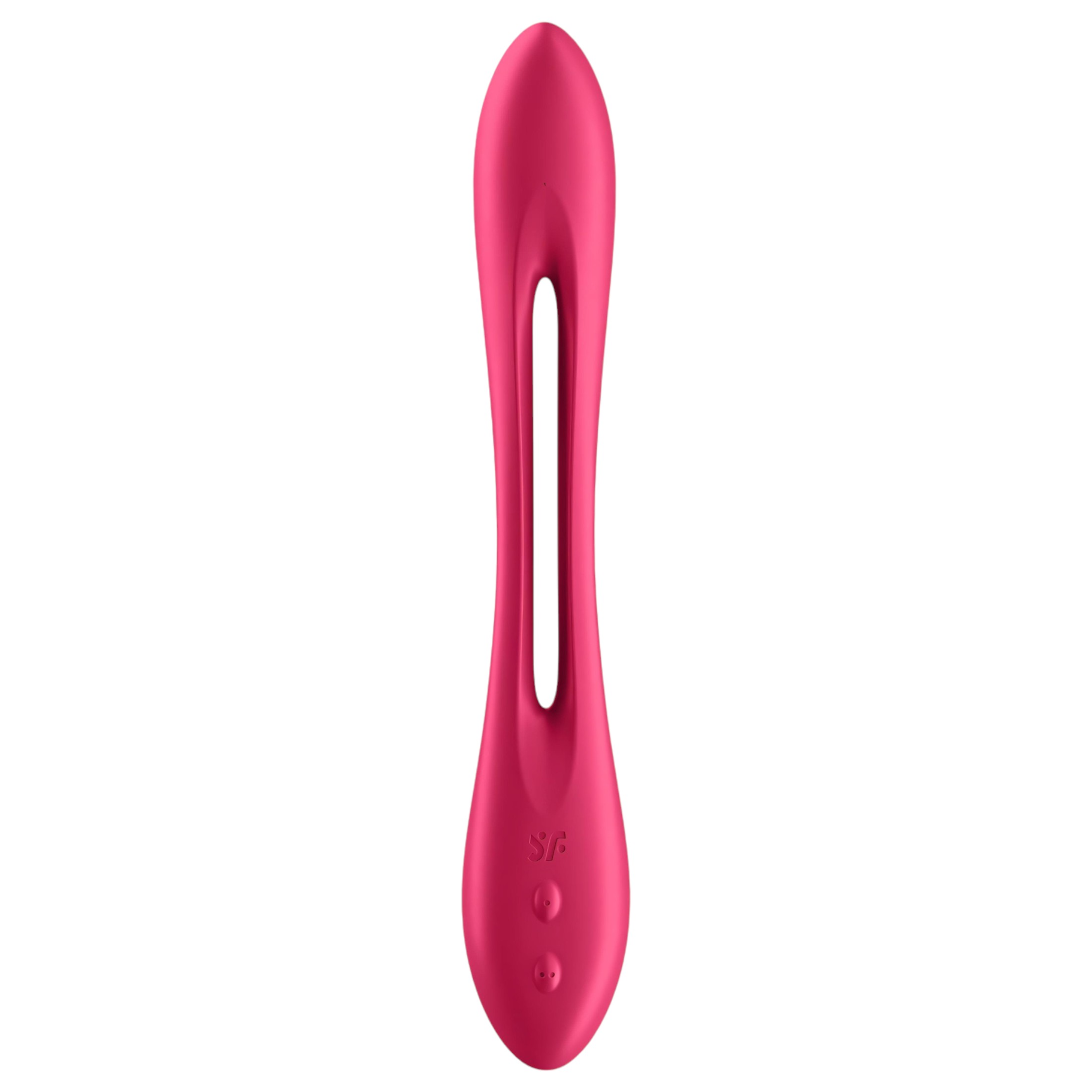 Satisfyer Elastic Joy — Akkus, Flexibilis Párvibrátor, Piros