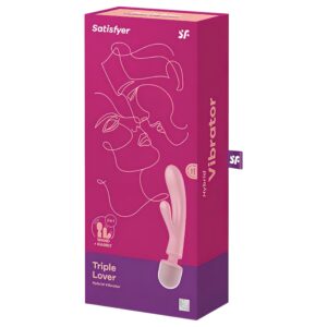 Satisfyer Triple Lover G-pontos wand csiklókaros vibrátor