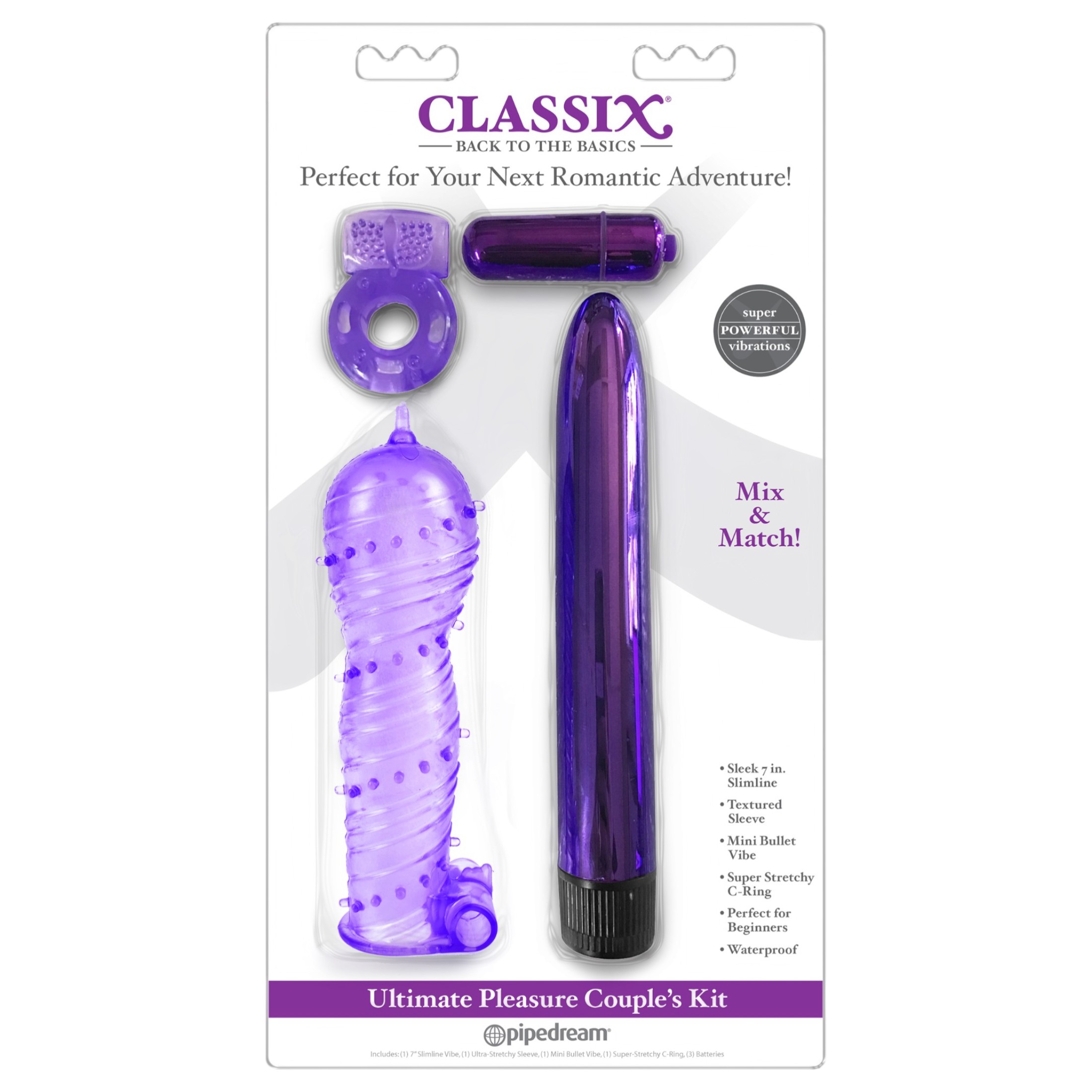 Pipedream Classix — 4 részes Mix & Match Vibrátor Szett Pároknak