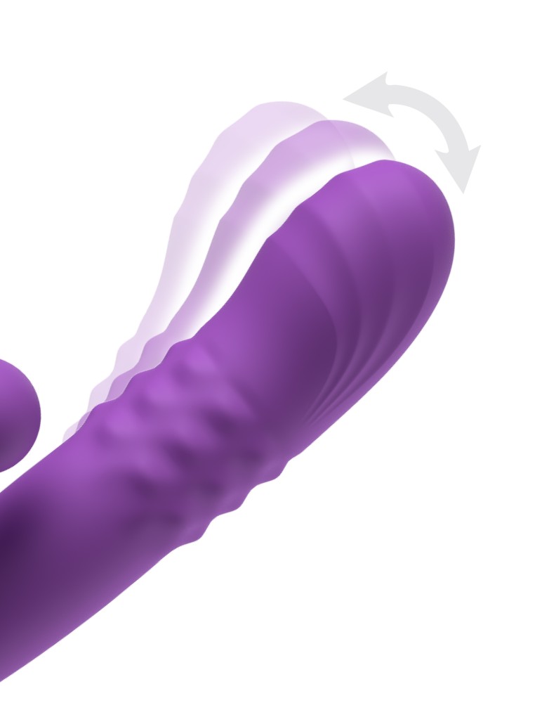 Harmoni Pro — Toló Funkciós Rabbit Vibrátor Lila - Image 6