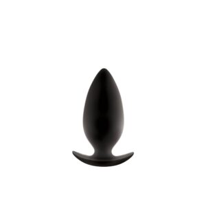 Spades Large 10 cm - anál plug biztonságos fogóval (fekete)
