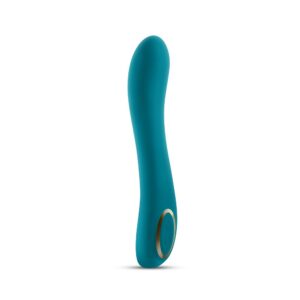 Obsessions Zeus 20 cm - rugalmas G-pontos vibrátor (sötétzöld)