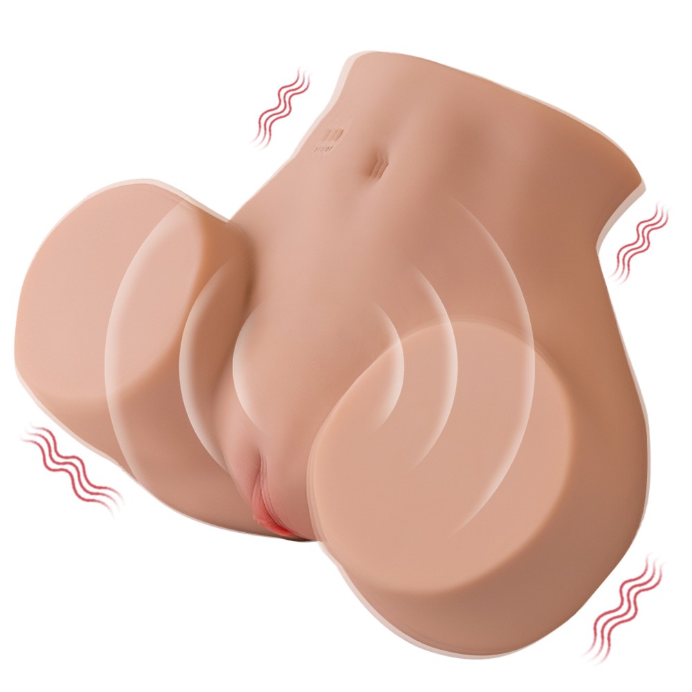Elina 34,5 cm - vibrátoros maszturbátor mellekkel (testszínű) - Image 6