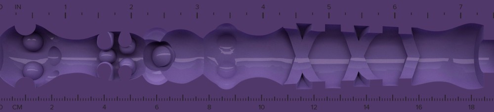 Fleshlight Fantasy Predator Vagina 25,4 cm - Superskin maszturbátor egyedi belső textúrával (lila) - Image 5