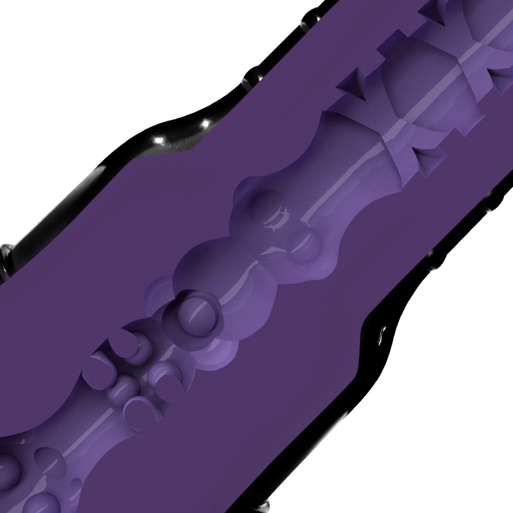 Fleshlight Fantasy Predator Vagina 25,4 cm - Superskin maszturbátor egyedi belső textúrával (lila) - Image 2