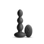 Renegade Valor 11 cm - rezgő anál plug távirányítóval (fekete)