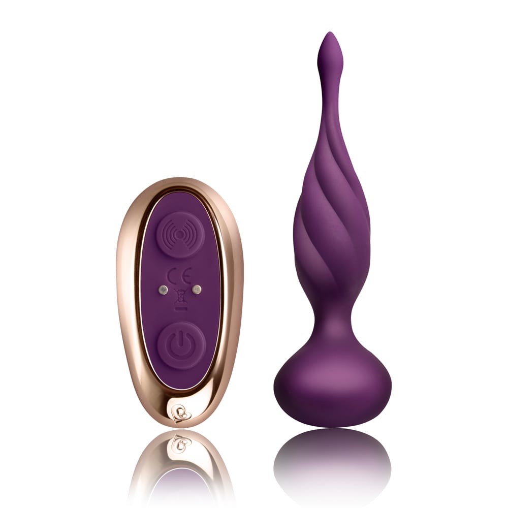 Discover 13,2 cm - távirányítós vibrációs anál plug kezdőknek (lila) - Image 9