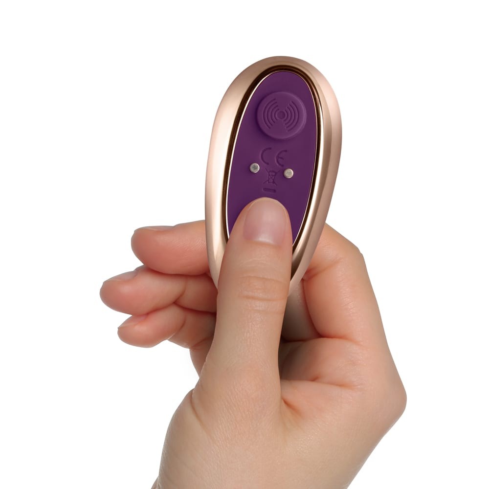 Discover 13,2 cm - távirányítós vibrációs anál plug kezdőknek (lila) - Image 4