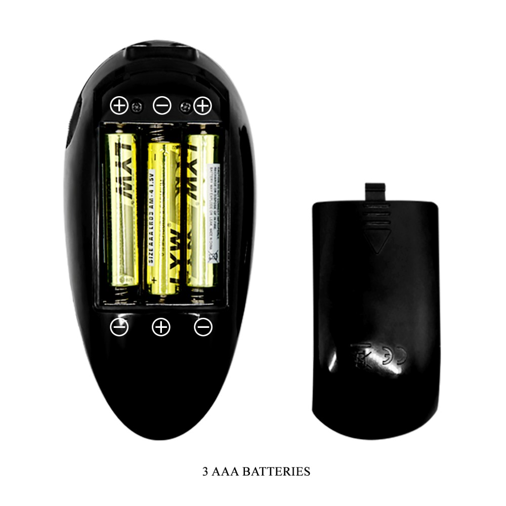 Samantha 17,5 cm - távirányítós vibrátoros maszturbátor vibrátoros tojással (testszínű) - Image 2
