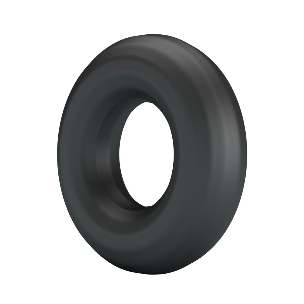 Urban Super Soft Silicone Cock Ring 2,7 cm - szuperpuha szilikon péniszgyűrű (fekete) - Image 5