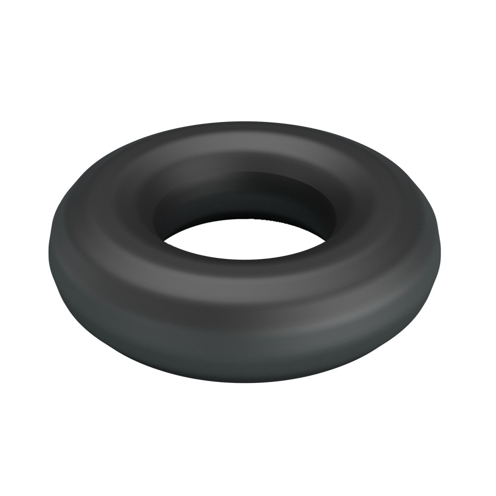 Urban Super Soft Silicone Cock Ring 2,7 cm - szuperpuha szilikon péniszgyűrű (fekete) - Image 4